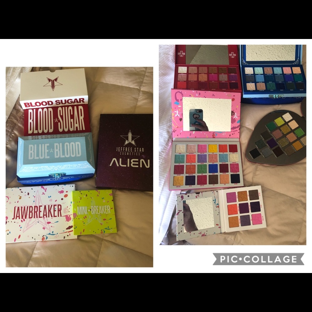 5 Jeffree Star Palettes